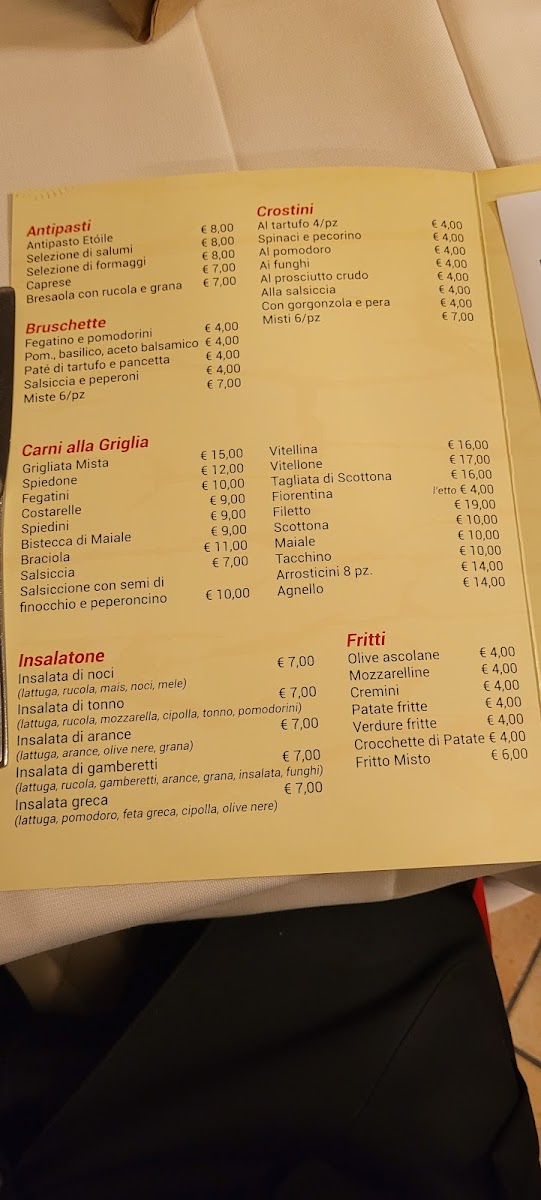 Menu Etoile Ristorante Pizzeria-1